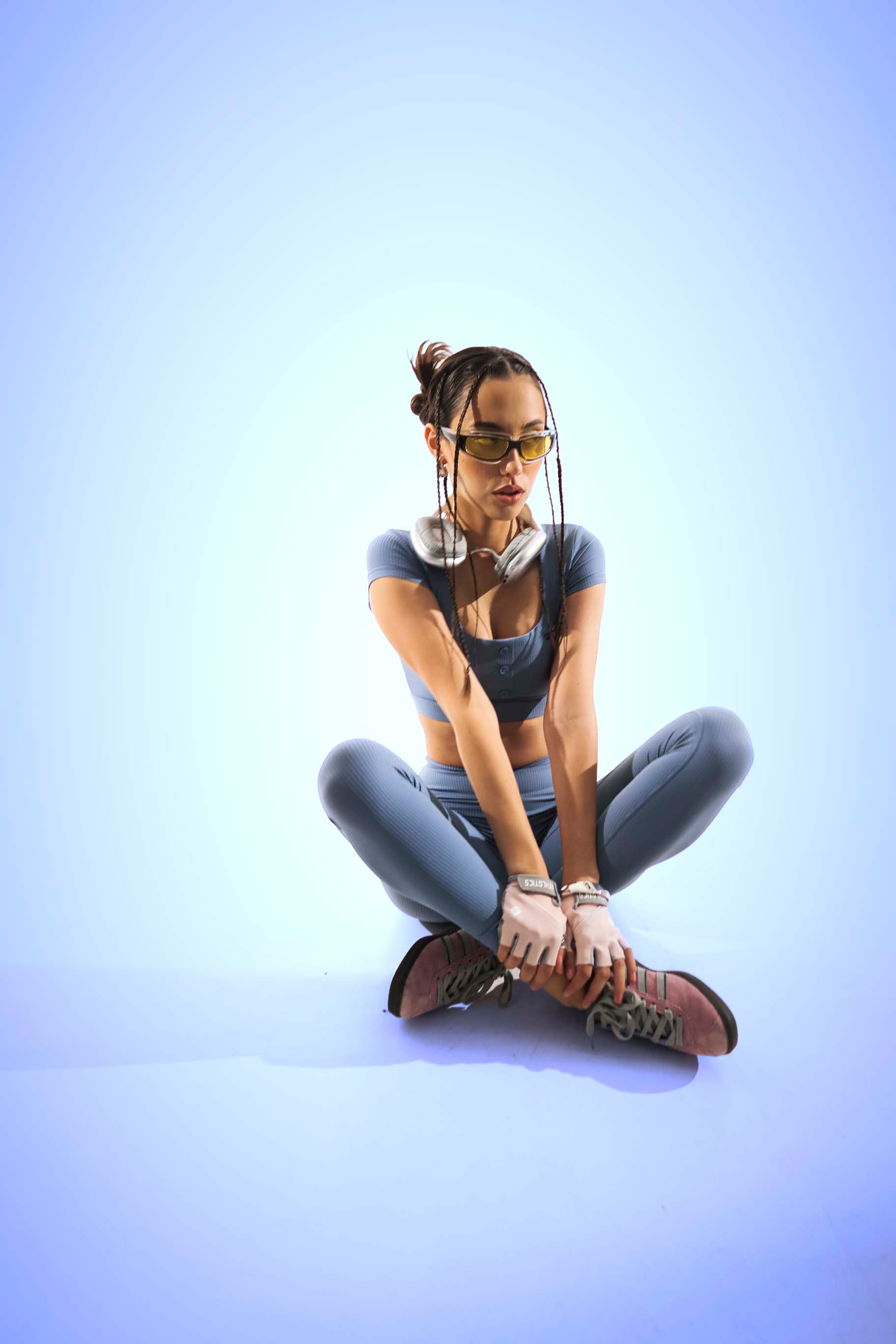 SculptFit Contour Blue Leggings