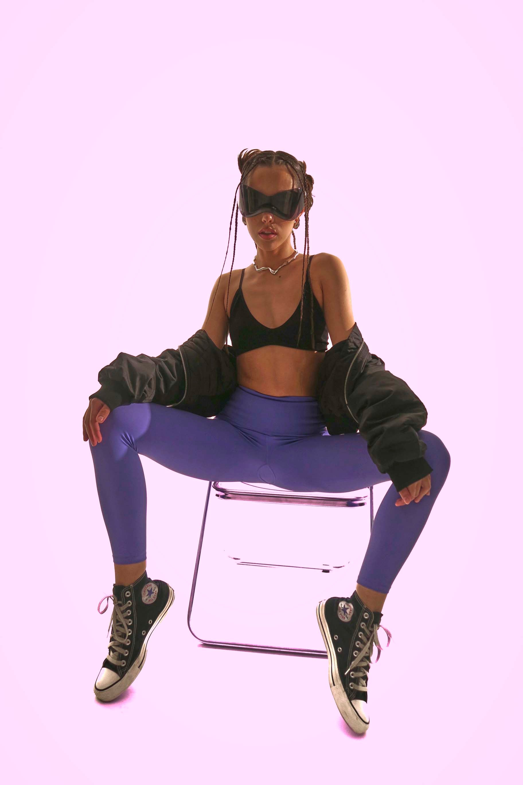 PeachLift High-Waist Purple Leggings