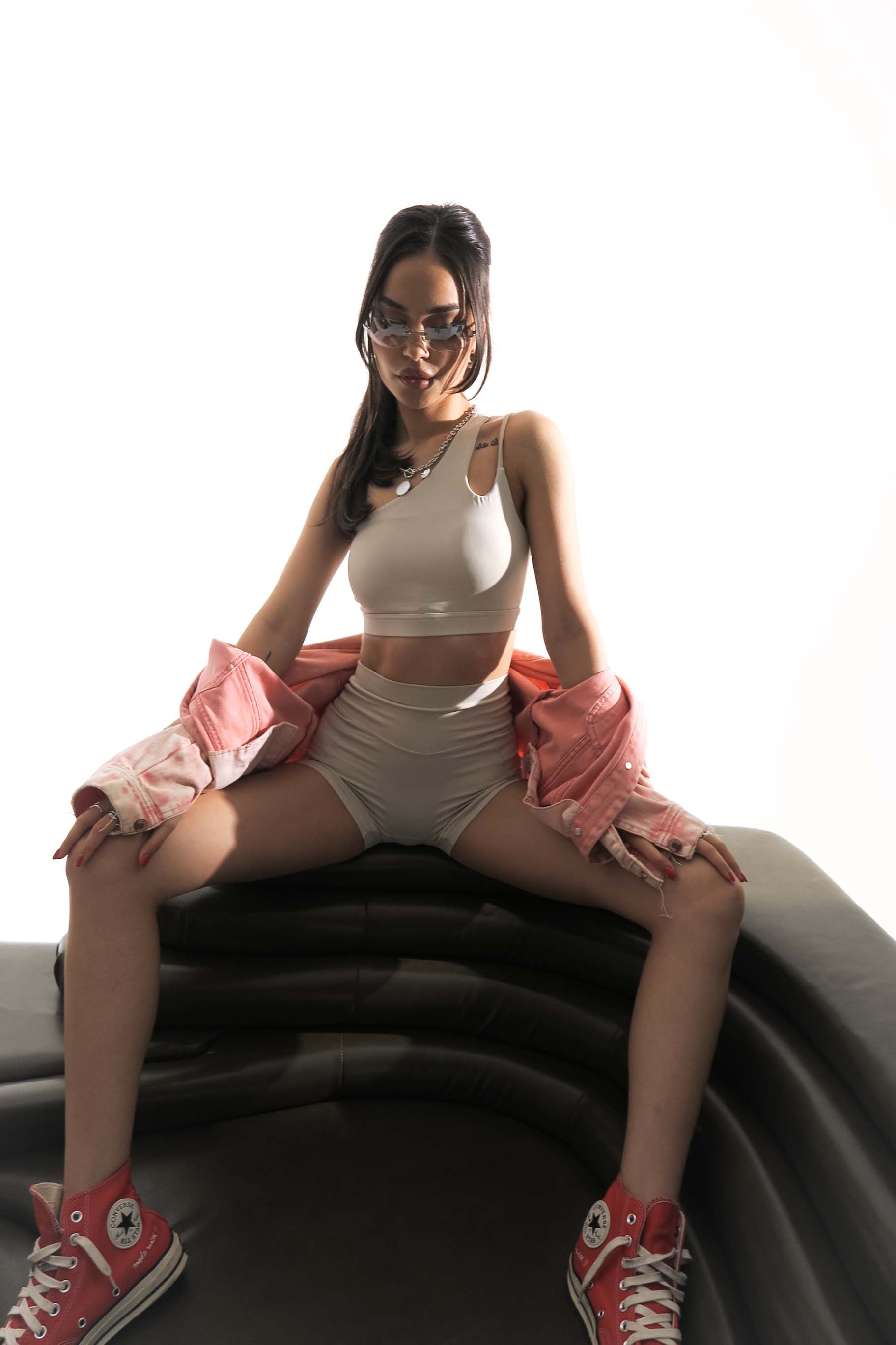 Asymra White Bra