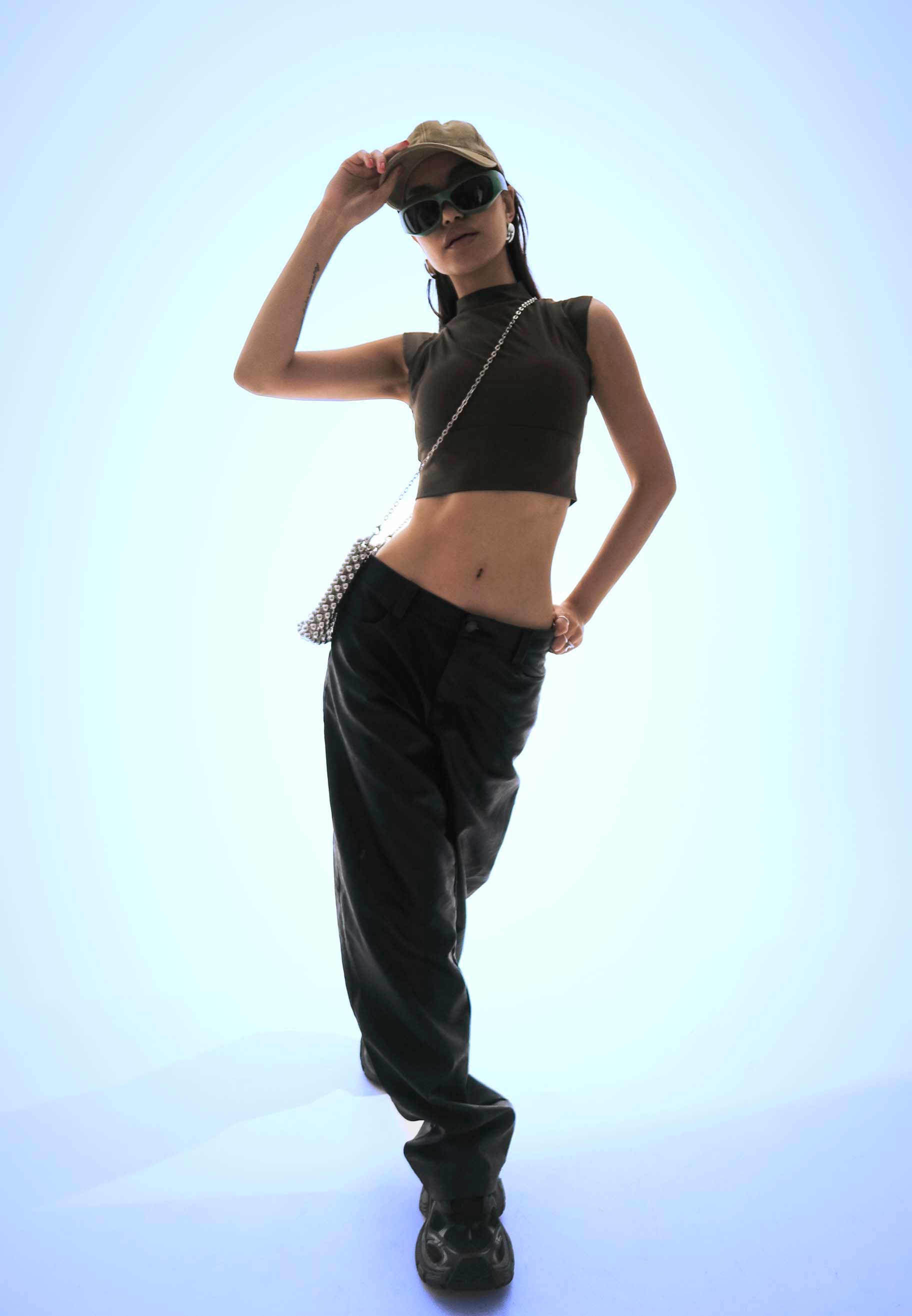 Fortia Tank Brown Top