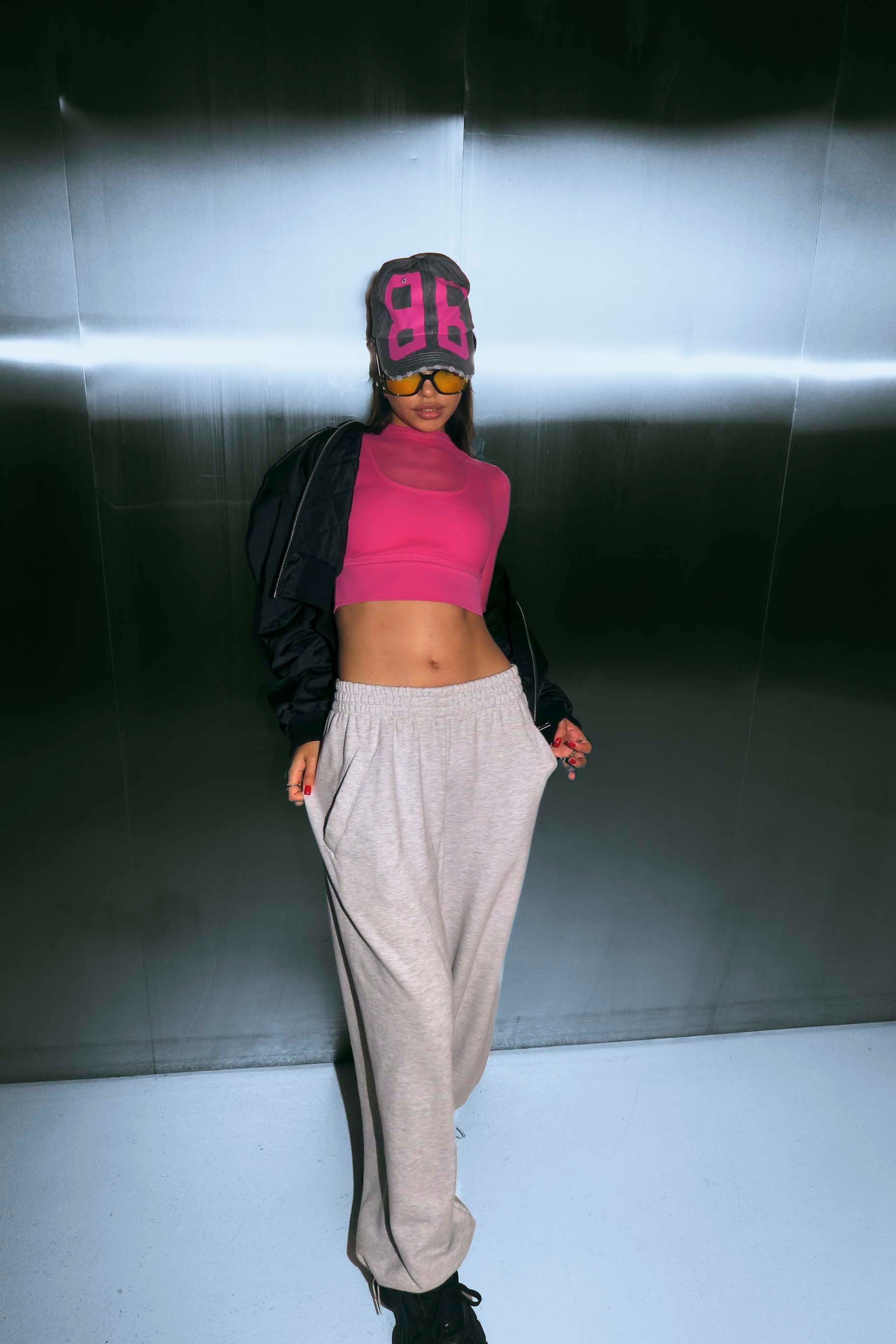 AirBound Crossback Pink Two-Piece Top