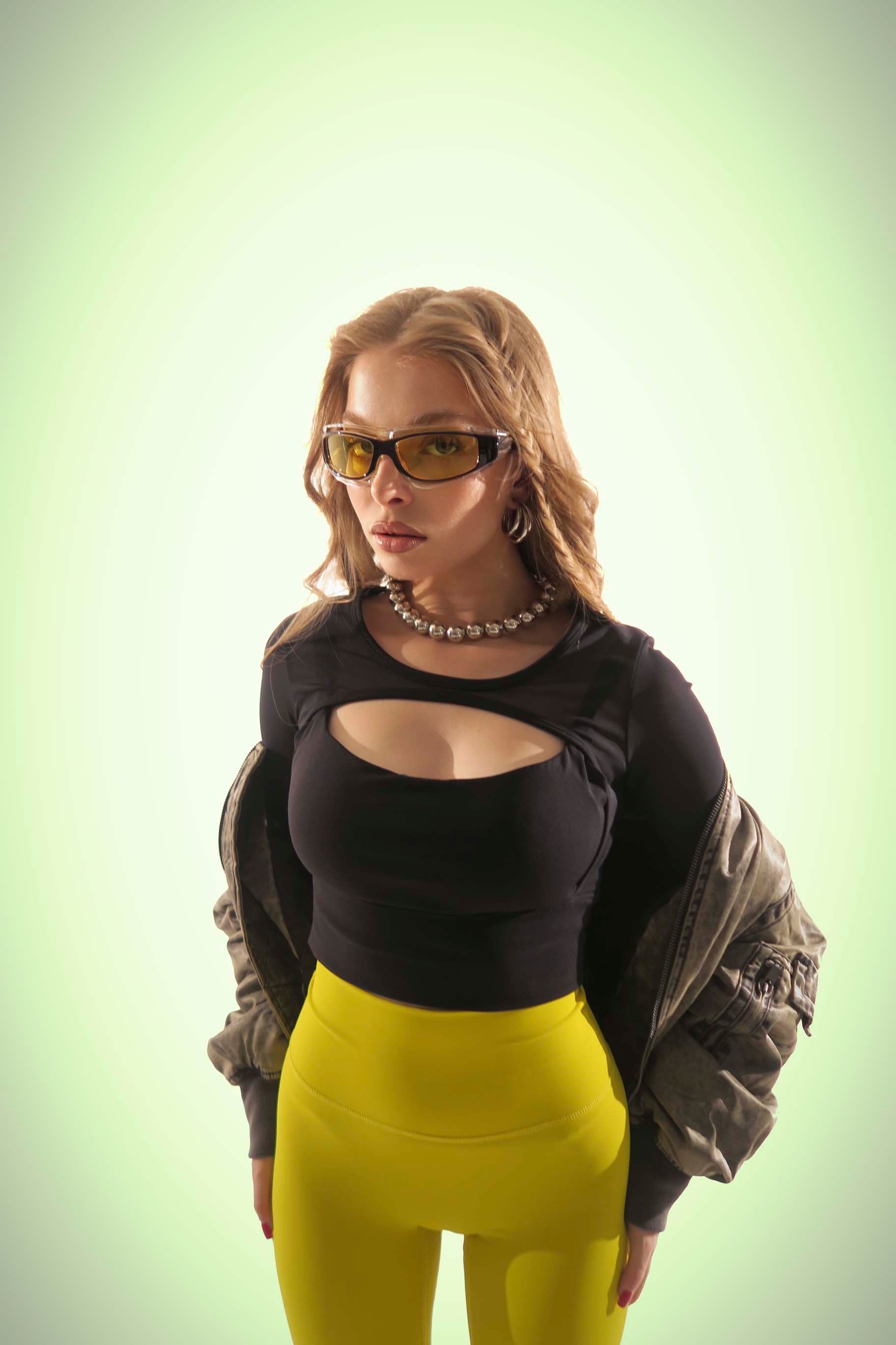Virela Yellow Leggings
